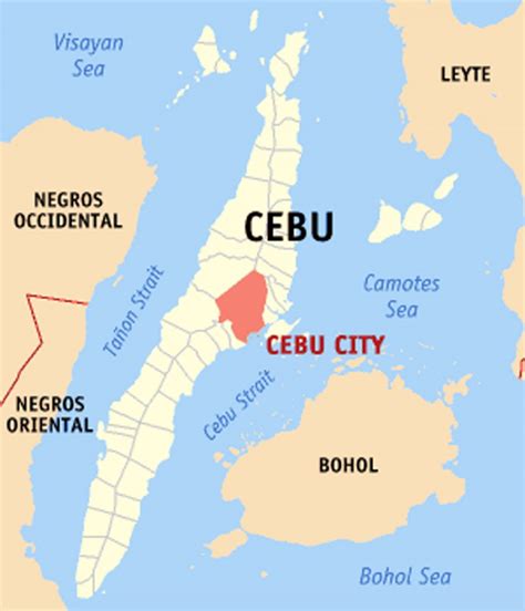 location of cebu|Cebu City Map .